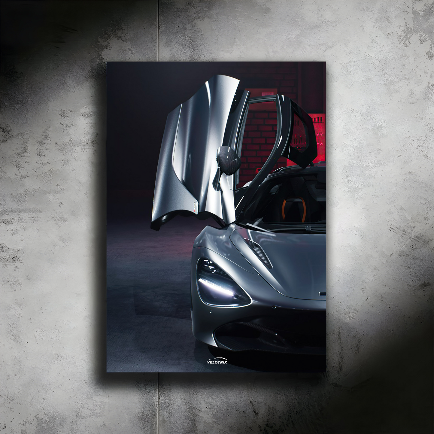 McLaren 720s NEON Poster