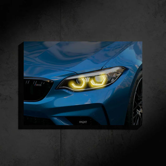 BMW M2 Competition NEON Poster