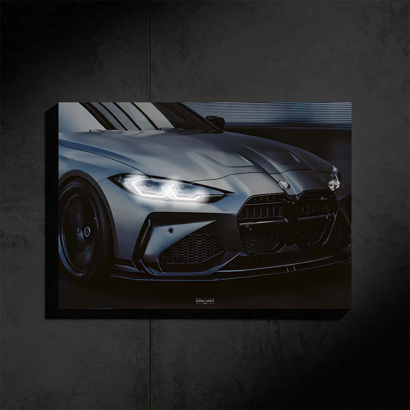 BMW M4 Competition NEON Poster