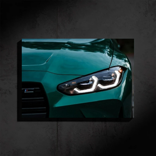 BMW M4 NEON Poster